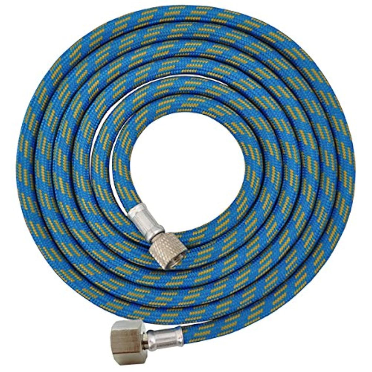 6 BRAIDED AIRBRUSH HOSE 1/4" 1/8" Fitting Ends Coupling Adapter Iwata