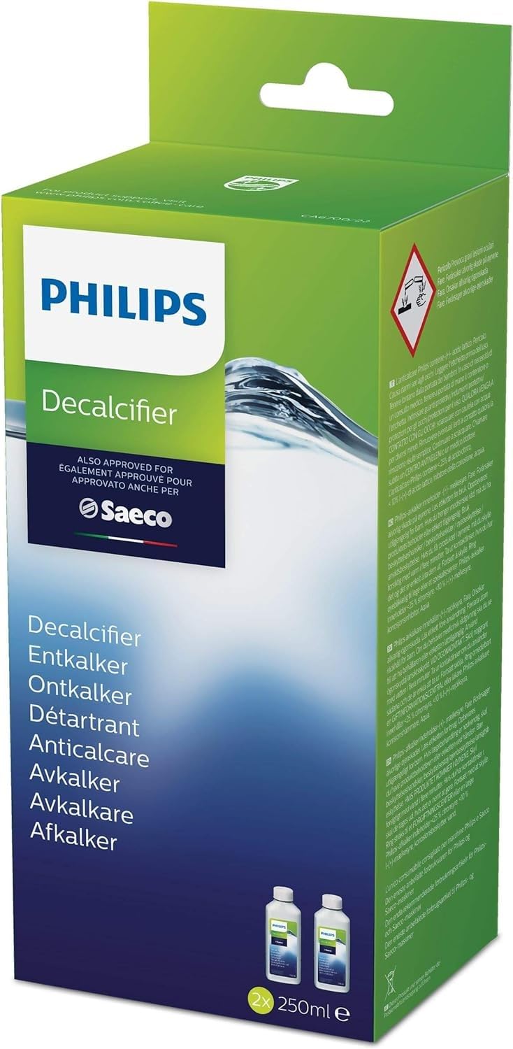 PHILIPS CA6700/22 Universal Liquid Descaler, Saeco and Other Fully Automatic Coffee Machines Value Pack 2 x 250 ml