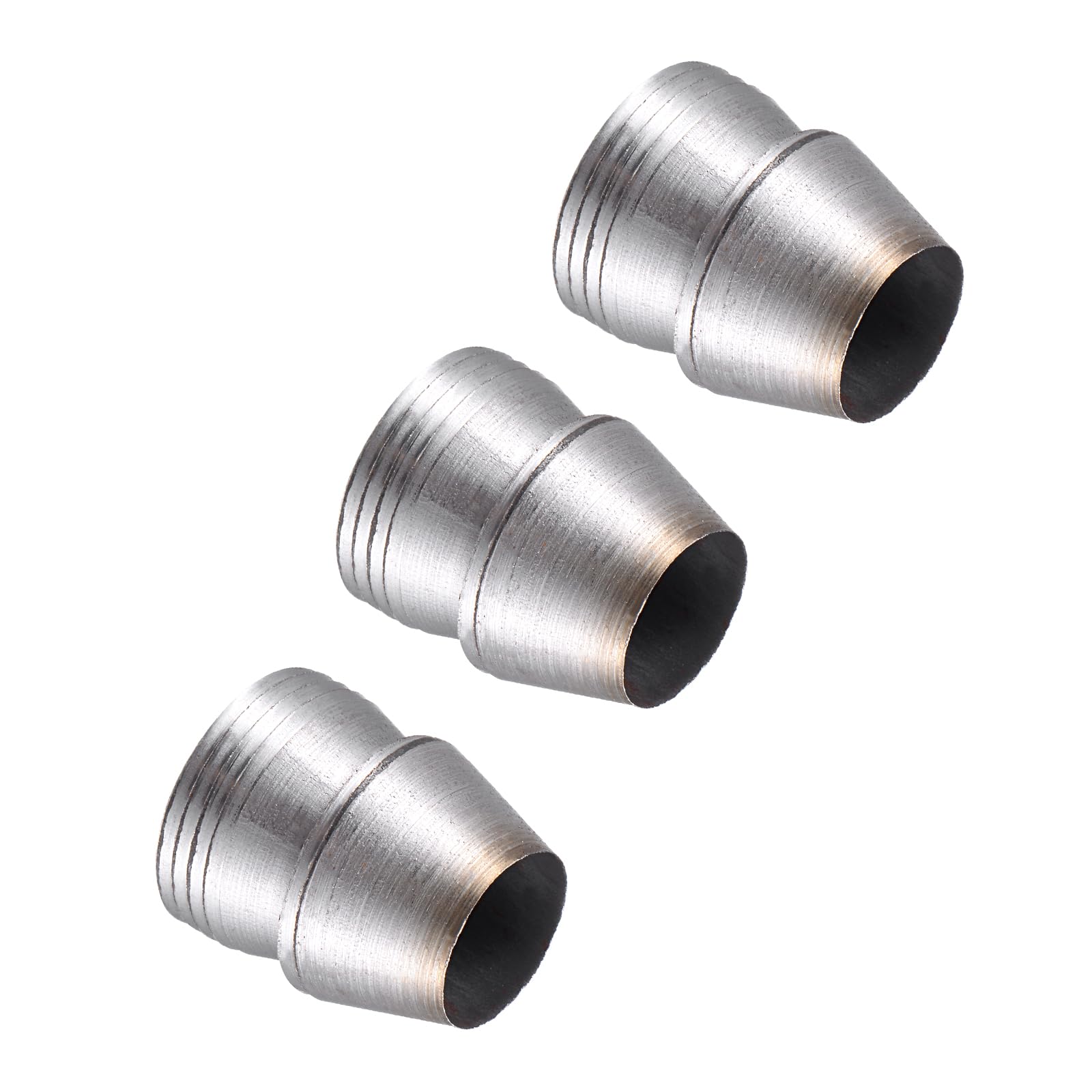 CoCud Round Handle Wedges, 18mm Diameter, Carbon Steel Metal Kit Hammer Handle Prevent Splitting Wedge - (Applications: for Axe Claw Hammer), 3-Pieces
