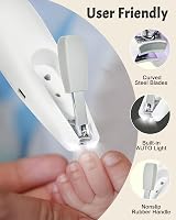 Lictin 26 in 1 Baby Care Kit Rechargeable Nail Trimmer Auto Light view 7