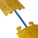 Vigil Cable Protector Ramp 1000mm Yellow Floor Wire Cover Cable Management view 1