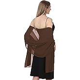 Chiffon Shawls and Wraps for Evening Dresses Women Elegant Soft Scarf Bridal Scarve Wedding Stole