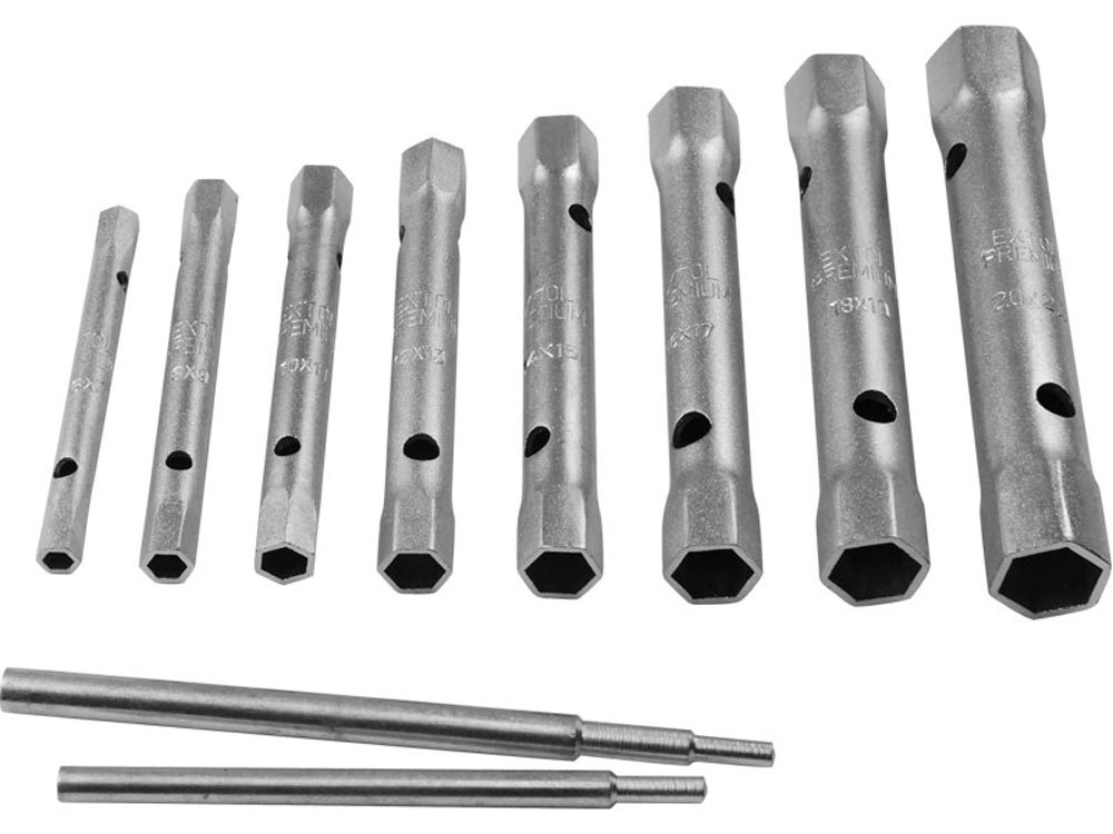 EXTOL PREMIUM 8816370 Tubular Wrenches Set (8-Piece)