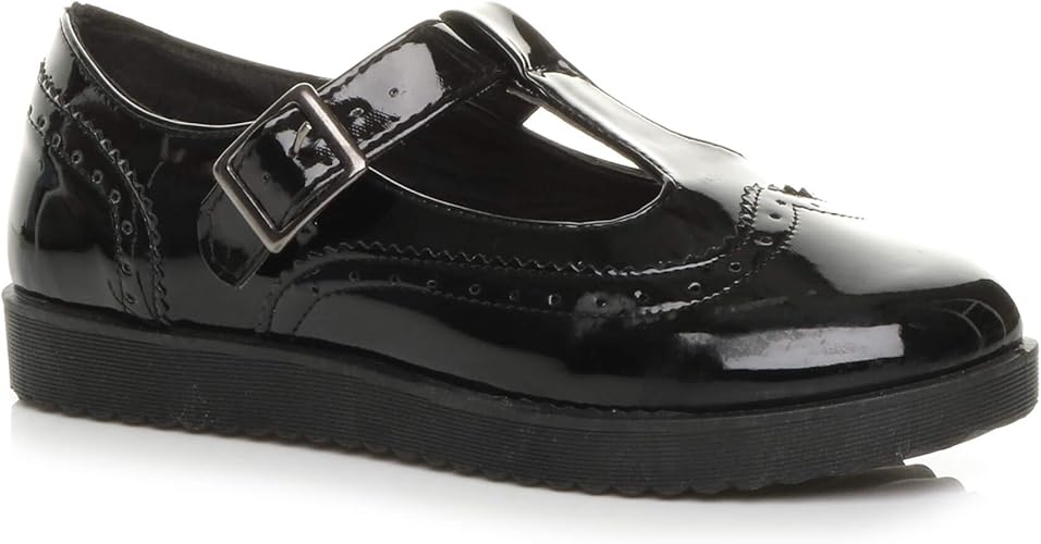 ladies flatform brogues