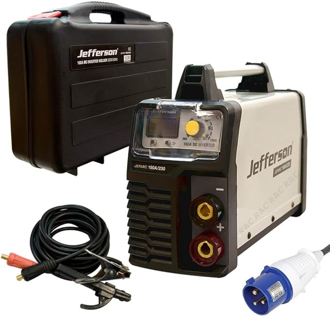 Jefferson 160 Amp DC Inverter Welder Light Compact Powerful Arc