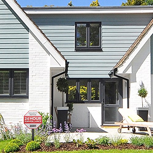 Alarm-Sign-for-Home-w-Stake-4-Security-Window-Decal-UV-Fade-Proof-Coated