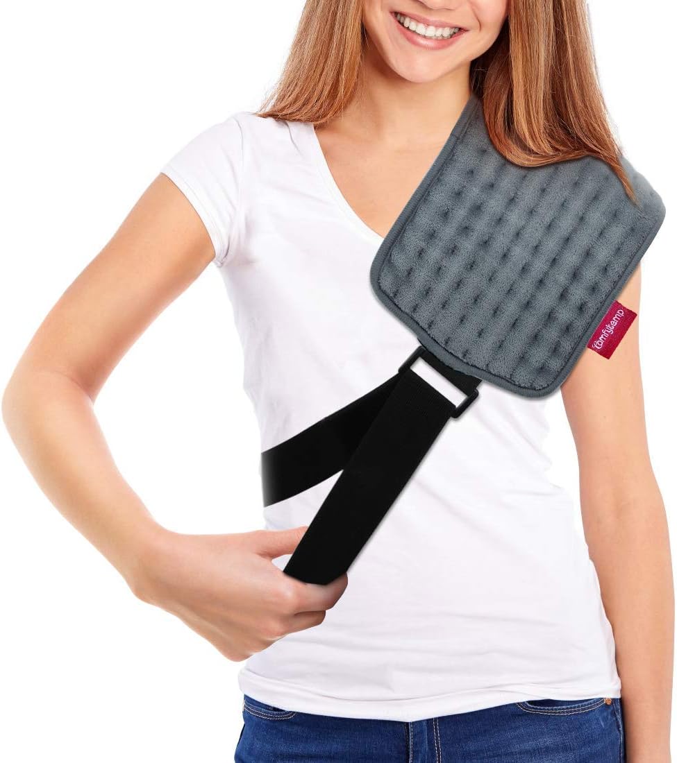 Heating Pad, Comfytemp XL 12 x 24 Inch Electric Heating Pad for Pain Relief, Soft Flannel Heating Compress with Auto Shut Off, 3 Heat Settings, Moist Heat for Cramps, Back, Neck, Shoulders - Washable: Health & Personal Care