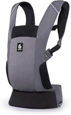 Porte-Bébé de Voyage - Porte-Bébé Ventral et Dorsal pour Bébés et Enfants en Bas Âge (5,4-15,9 kg), Graphite Grey
