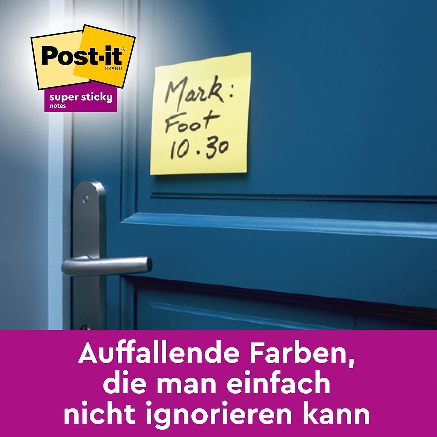 Post-it Super Sticky Notes, Vorteilspackung mit 24 Blöcken, 90 Blatt pro Block, 76 mm x 76 mm, Farbe: Gelb - Extra-stark klebende Notizzettel für Notizen, To-Do-Listen und Erinnerungen, Mittel 6