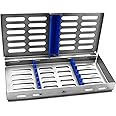 MEDSPO Professional Dental Elevators | Composite Restorative Implants | Luxating Filling | Surgical Root Extraction Spreading | Osteotome Periotome Instruments (7 Pcs Cassette)