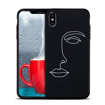Coque Iphone Xs Max Silicone Noir Etui Coque Pour Apple