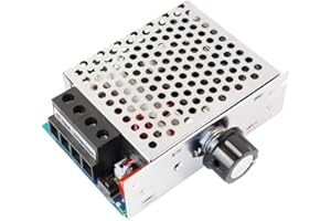 uniquegoods 10000W High Power SCR Electronic Voltage Regulator AC 110V-230V Motor Speed Controller Dimming Thermoregulation Module with Fan