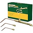 AWLOLWA Ligth Duty Welding/Brazing Series "J" Torch Handle with Welding Tips, with Check Valves