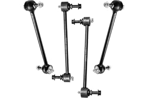 Detroit Axle - 4 Sway Bars for Toyota Camry Highlander Avalon Solara Venza Lexus RX330 RX350 ES330 ES300 RX400h Sway Bar Stabilizer Links Set Front and Rear Replacement