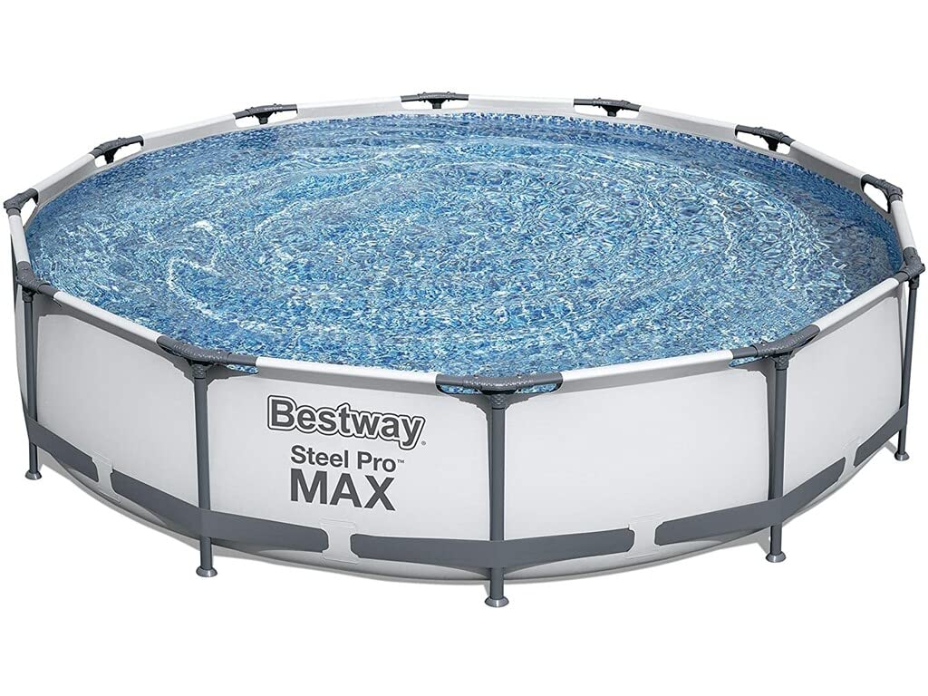 Bestway Steel Pro MAX Pool Set, Blue, 12 ft x 30-Inch/3.66 m x 76 cm