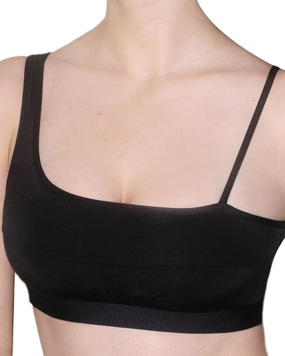 Brazilian Workout Wear One Shoulder Built In Bra Top