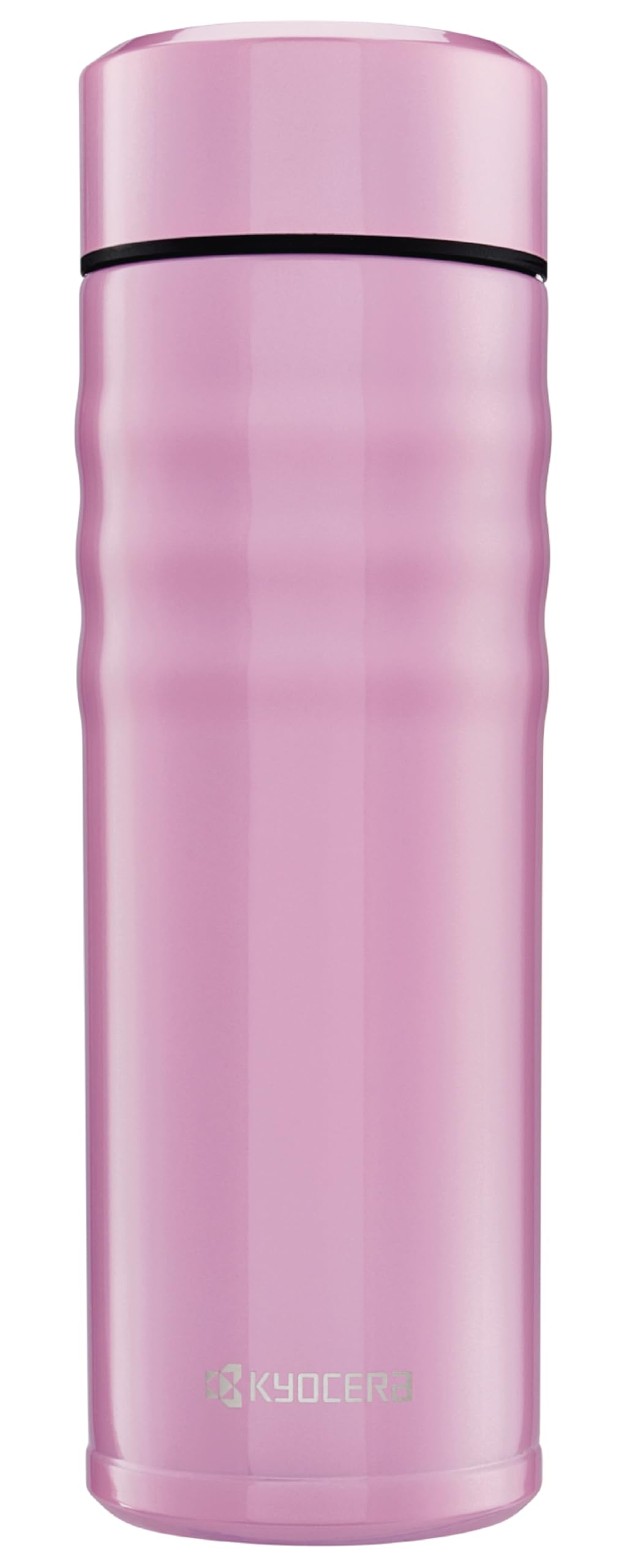 Kyocera MB-17S PK Travel Mug with Twist Top, Stainless Steel, Cotton Candy Pink, 500ml