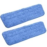 COSMOS Pack of 2 Microfiber Replacement Mop Pad for