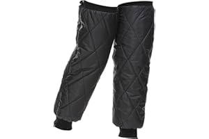 YIJU 1 Pair Leg Warmers Leg Sleeves Protective Gear Windproof Leg Gaiter Knee Pads for Working Outdoor Winter Cold Weather Ca