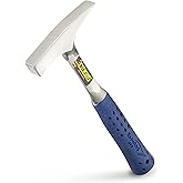 Estwing T3-18 Tinner's Hammer, Nylon Vinyl Shock Reduction Grip, 18-Ounce