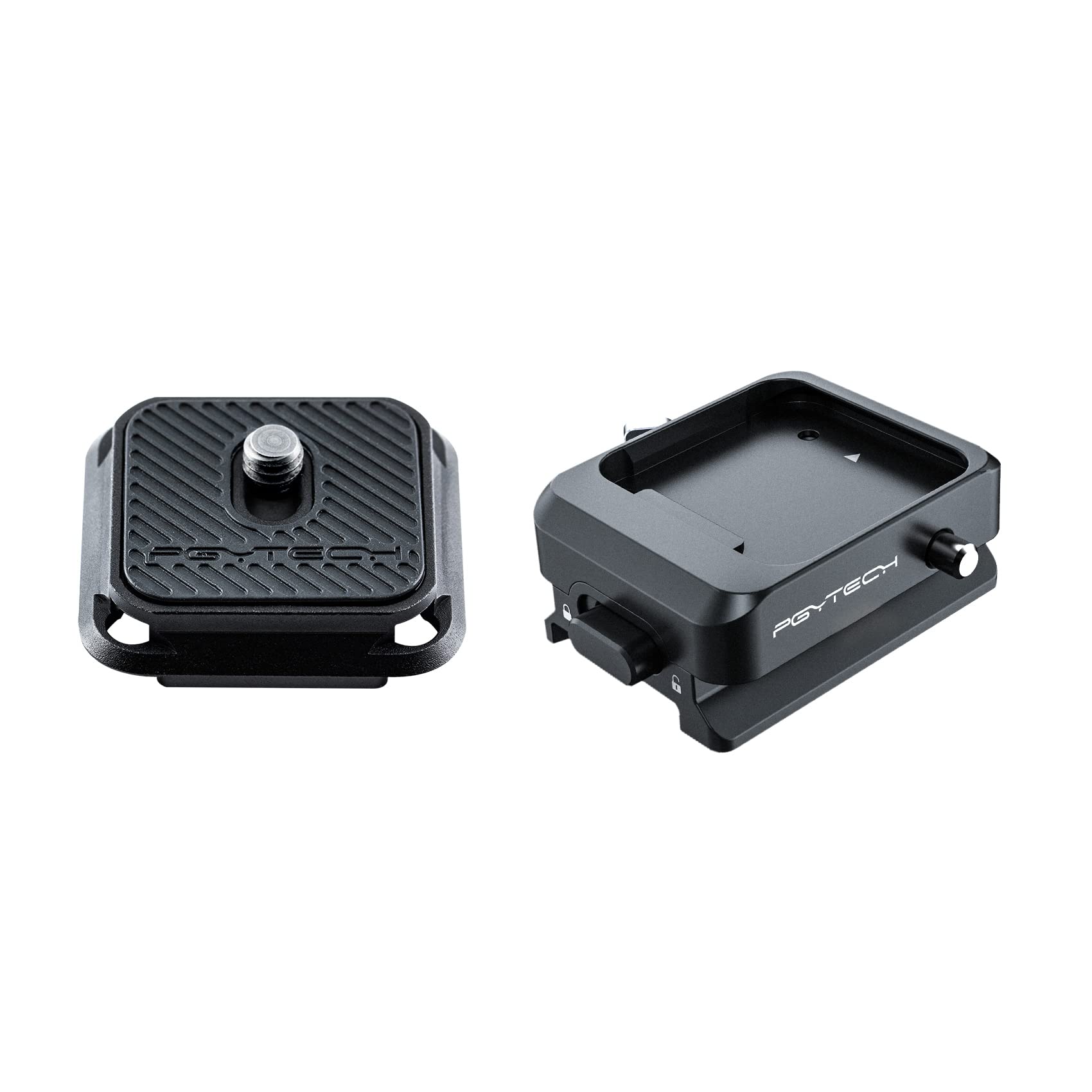 PGYTECH Camera Quick Release Plate with Clamp for DJI Ronin Stabiliser, Arca Swiss Quick Release Plate Compatible with DJI RS4 / RS4 Mini / RS3 Mini/RS 3 Pro/RS 3 / RS 2 / RSC 2