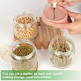Aolso 4-Pack Glass Food Storage Containers 300ML Airtight Lids Reusable view 6