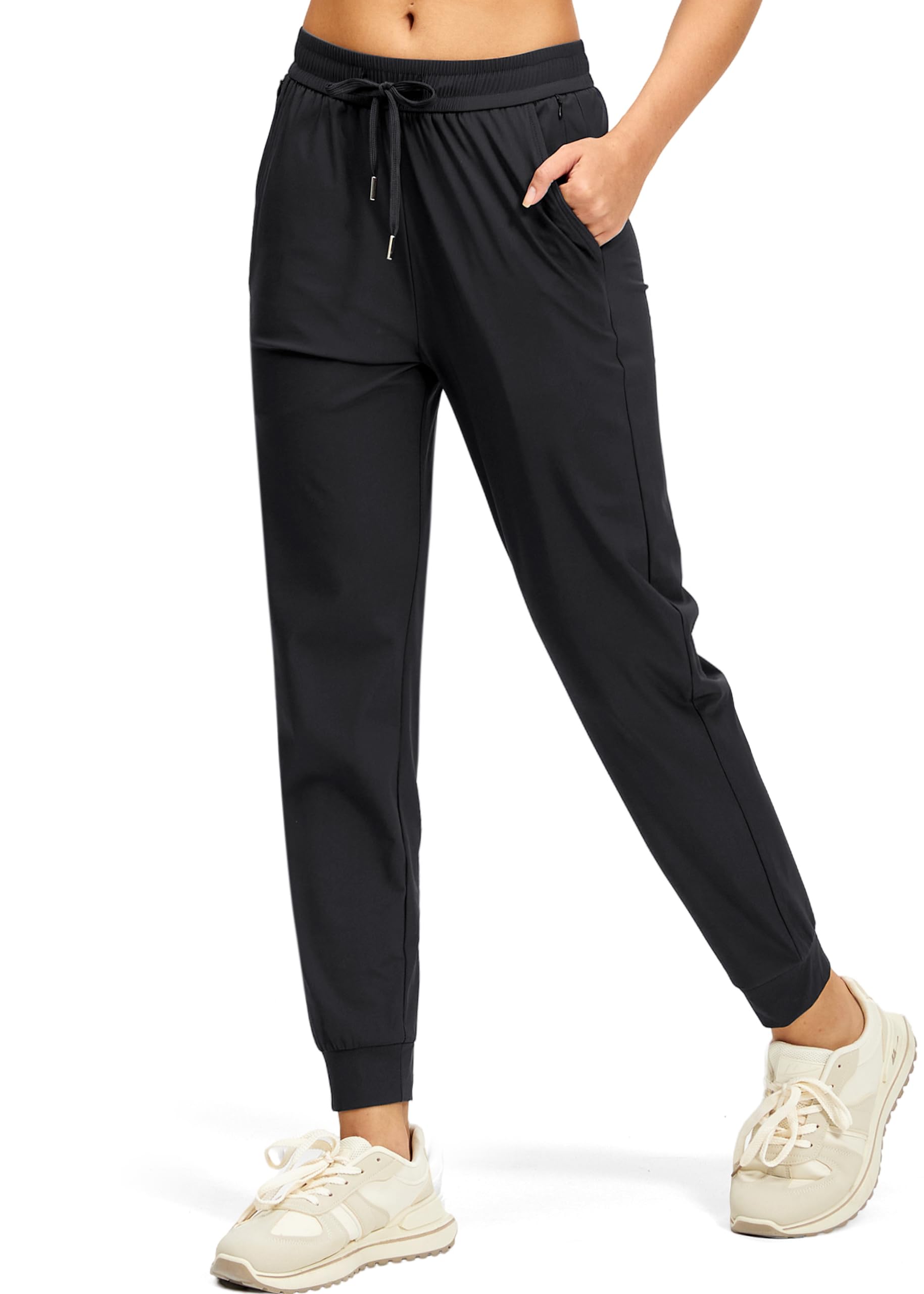 Cansen CANSEN Women's Athletic Pants Lightweight Quick-Dry with Pockets ...