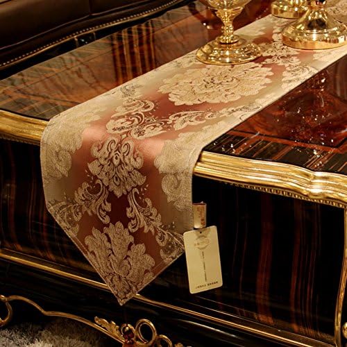 Retro-european-style Luxury Of The Gradient Table Runner/Classic Jacquard Table Runner-B 30x183cm(12x72inch)