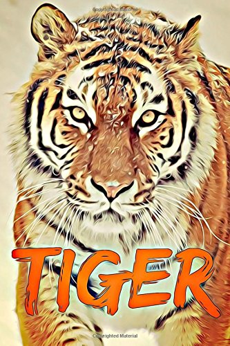 Tiger: Notebook with Animals for Kids, Notebook for Coloring Drawing and Writing (110 Pages, Blank, 6 x 9) (Animal Notebooks)