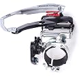 SHIMANO Tourney FD-TY500 Front Derailleur – 6/7/8 Speed MTB, Dual Pull, 31.8/34.9mm Clamp