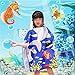 HETH Kids Hooded Beach and Bath Towel Swimsuit Coverup Swimming Poncho Towel Multi-use for Bath/Shower/Pool