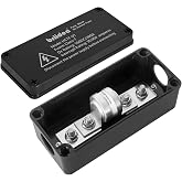 Class T Fuse Block, Fuse Holder with 400 Amp Fuse, Heavy Duty Slow Blow for Inverters, Car Audios, etc