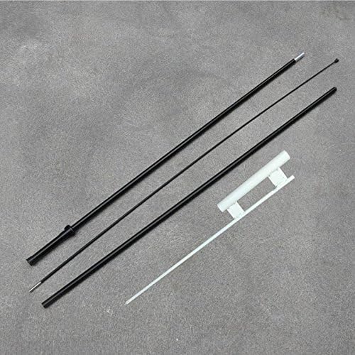 SuhaShop Standard Feather Flutter Swooper Windless Flag Pole + Ground Spike Mount Kits That Make Your Location or Event Stand out In The Crowd