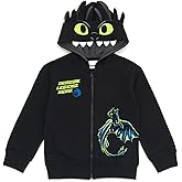 DreamWorks How to Train Your Dragon Fleece Cosplay Zip Up Hoodie Toddler to Big Kid Sizes (2T - 18-20)