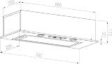SIA 70cm Under Cupboard Canopy Cooker Hood Extractor Fan with 1m Ducting view 3