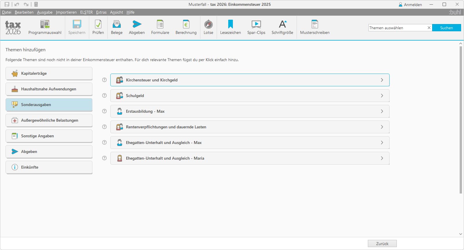 tax 2026 (für Steuerjahr 2025) Digitaler Download 6