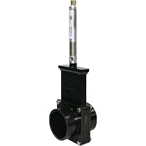 Valterra 9303S ABS Pneumatic Gate Valve - 3 Inch Spigot With Stainless Steel Components