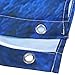 dDanke Polyester PVC Blue Ocean Shower Curtain Lid Toilet Cover Bath Mat Rug with Hooks Bathroom Accessory Sets 180x180cm (Original Seller-dDankeforU)