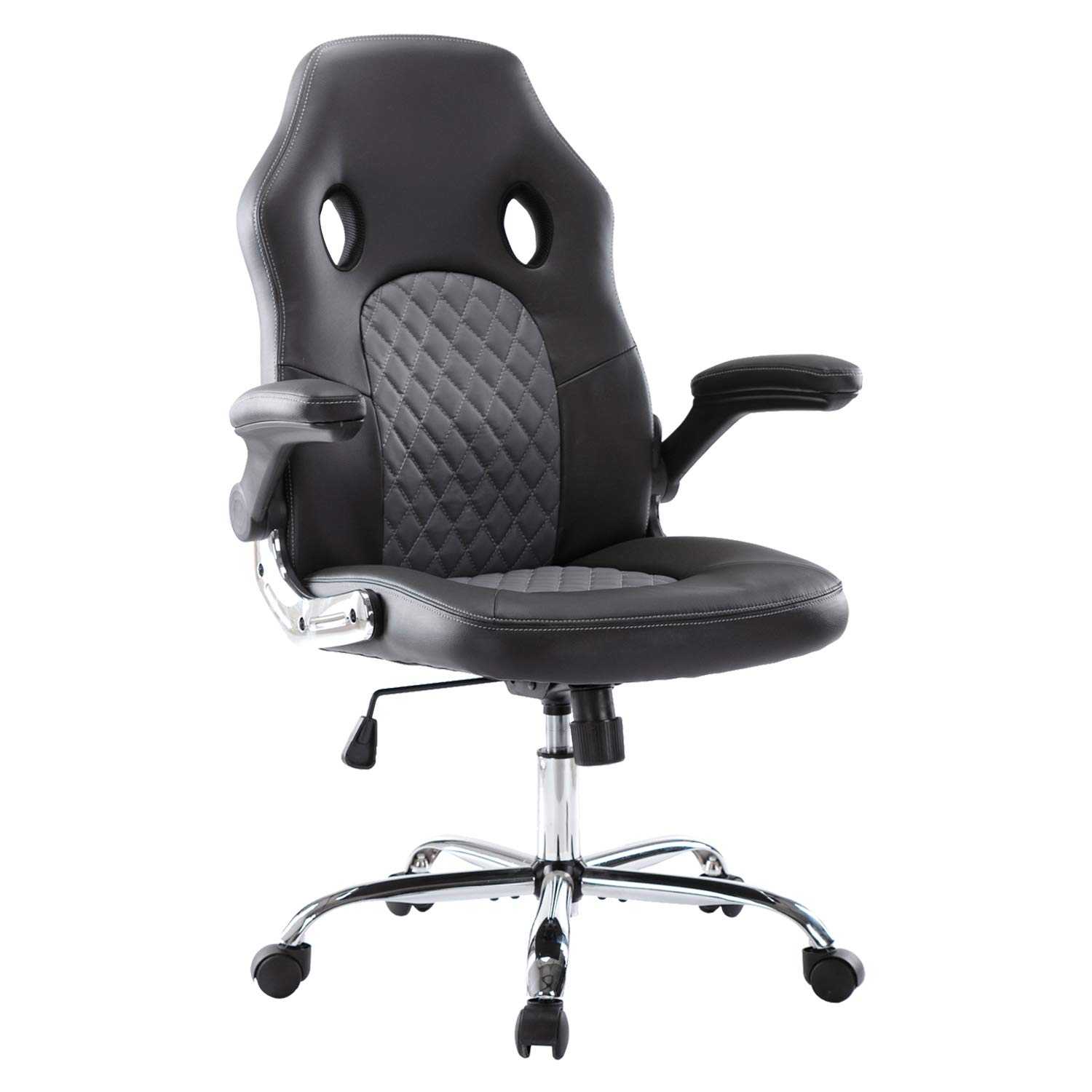 Buy Office Chair, Gaming Chair Bonded Leather, Ergonomic Computer Desk