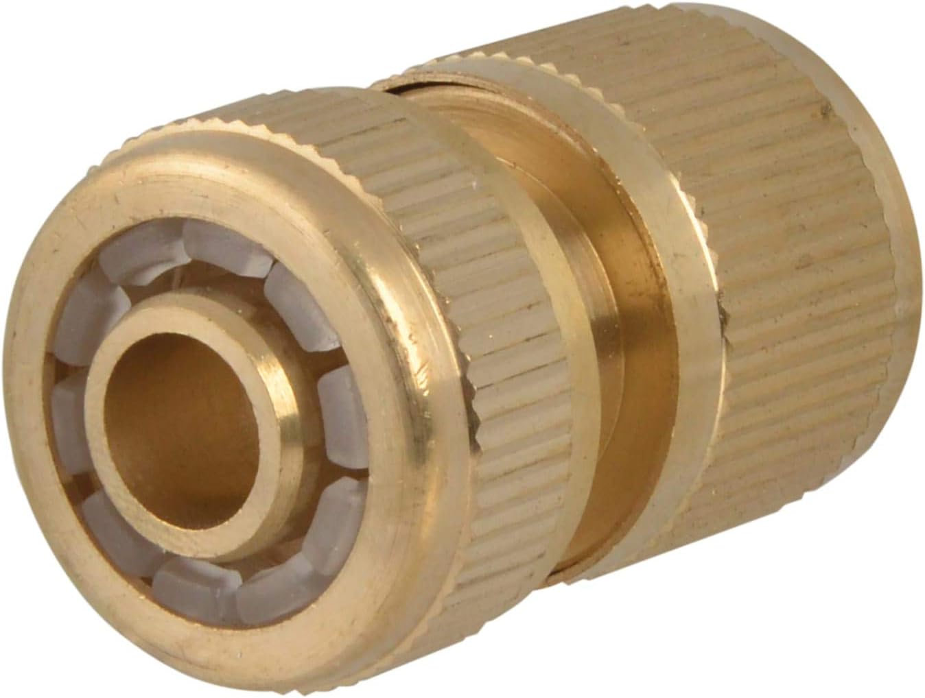 Faithfull FAIHOSEWC Brass Female Water Stop Connector 12.7mm (1/2in) Diameter