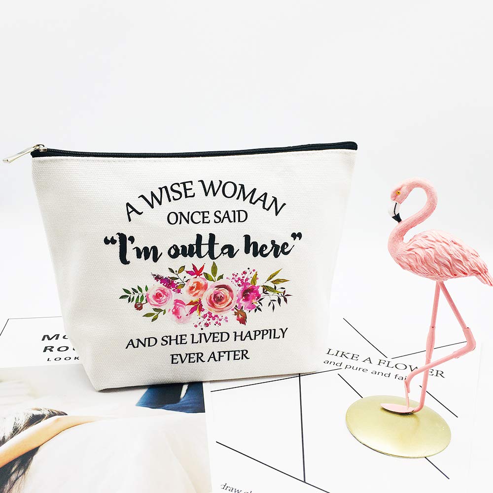 Retirement Gifts for Women Best Friends Wife Mom Grandma Coworkers Boss Nurse Teachers Retirees Colleagues Work Bff Bestie Funny Birthday Retired Makeup Bag : Beauty