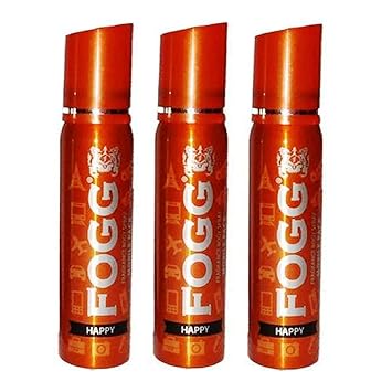 Fogg Happy, Body Spray Mobile Pack Pocket Deo for Men and Women (25 ml x 3)