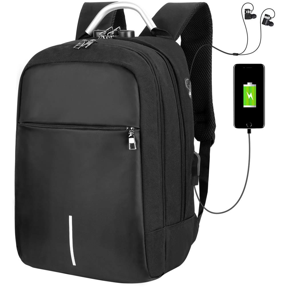 Vbiger Zaino Porta PC Zaino Per PC Antifurto da 14 pollici