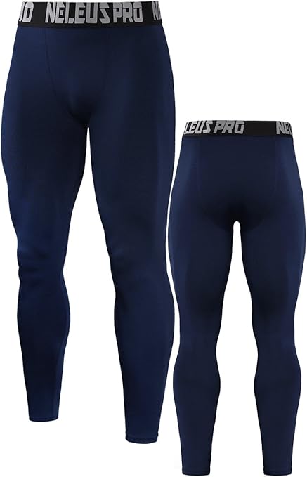 navy blue nike compression pants