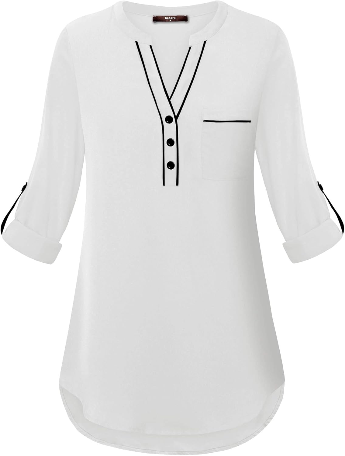 black and white dressy blouses