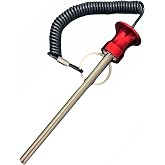 Universal Weight Stack Pin for Commercial Gym or Home Gym - Red | Heavy Duty Magnetic 3/8" Diameter Extra Long 5.5" Pin Insert | Health Club Grade Steel