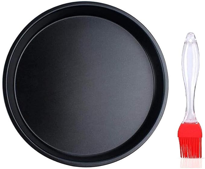 Buy Pizza Tray Non Stick Pan for Microwave Oven (10 inch) with silicon