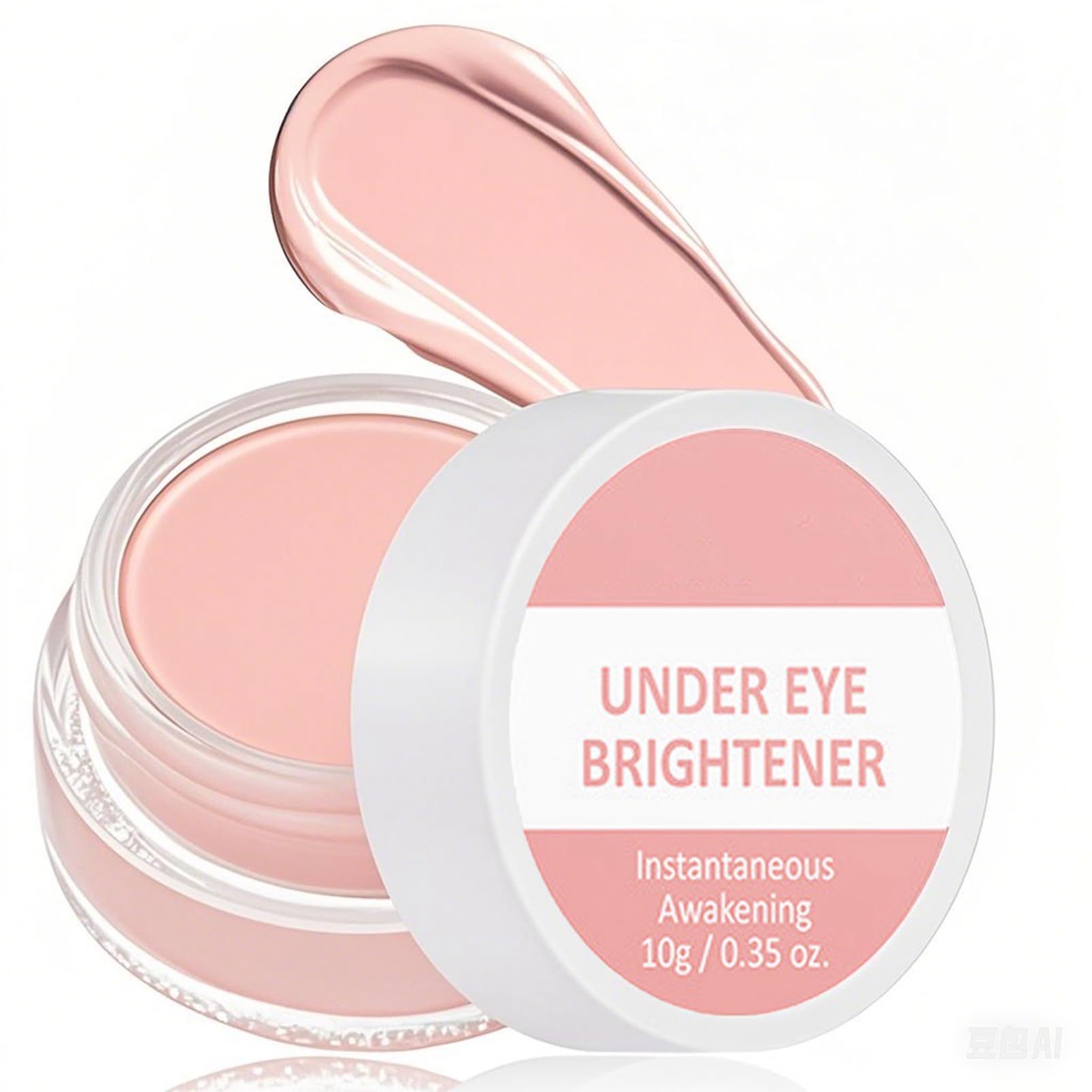 Under Eye Brightener - Instant Anti Age Eraser Eye Concealer - Colour-Correcting Eye Brightener & Primer - Dark Circles and Blemish Concealer, Korean Makeup, Instant Results (Pink)