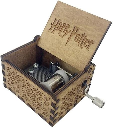Biscount Caja musical de madera tallada con diseño de Harry Potter: Amazon.es: Hogar