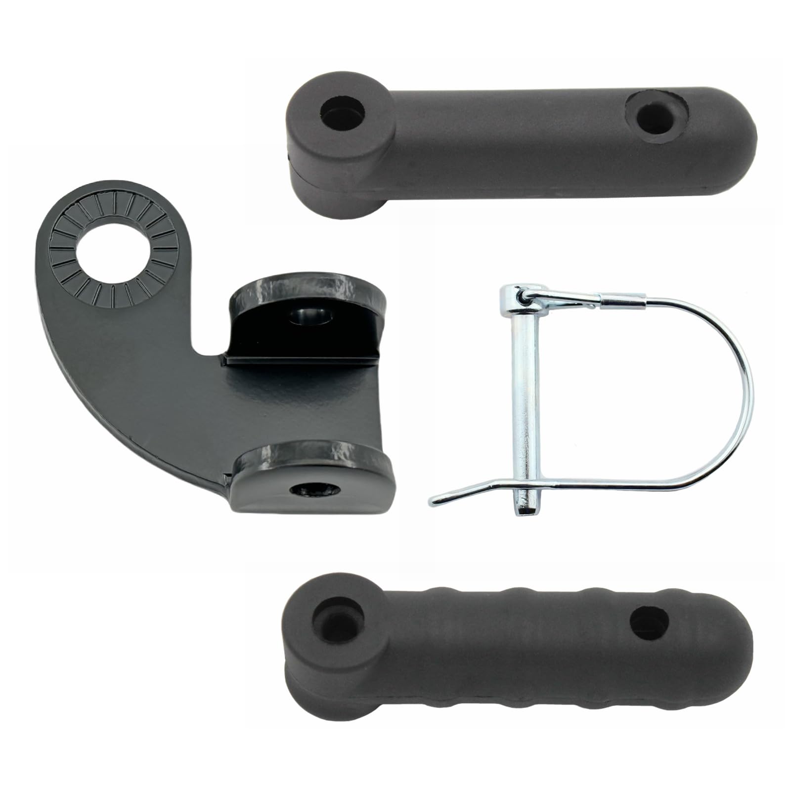 Photo 1 of Bicycle Trailer Hitch Coupler Attachment and Flex Connector Kit for Burley Bike Trailers Compatible with Disc Brake and 12mm Thru Axle (Hitch and 2 differnt Connector)
